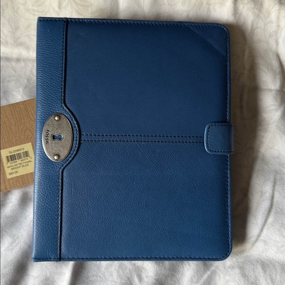 Fossil Navy Leather Tablet Case - Picture 3 of 5